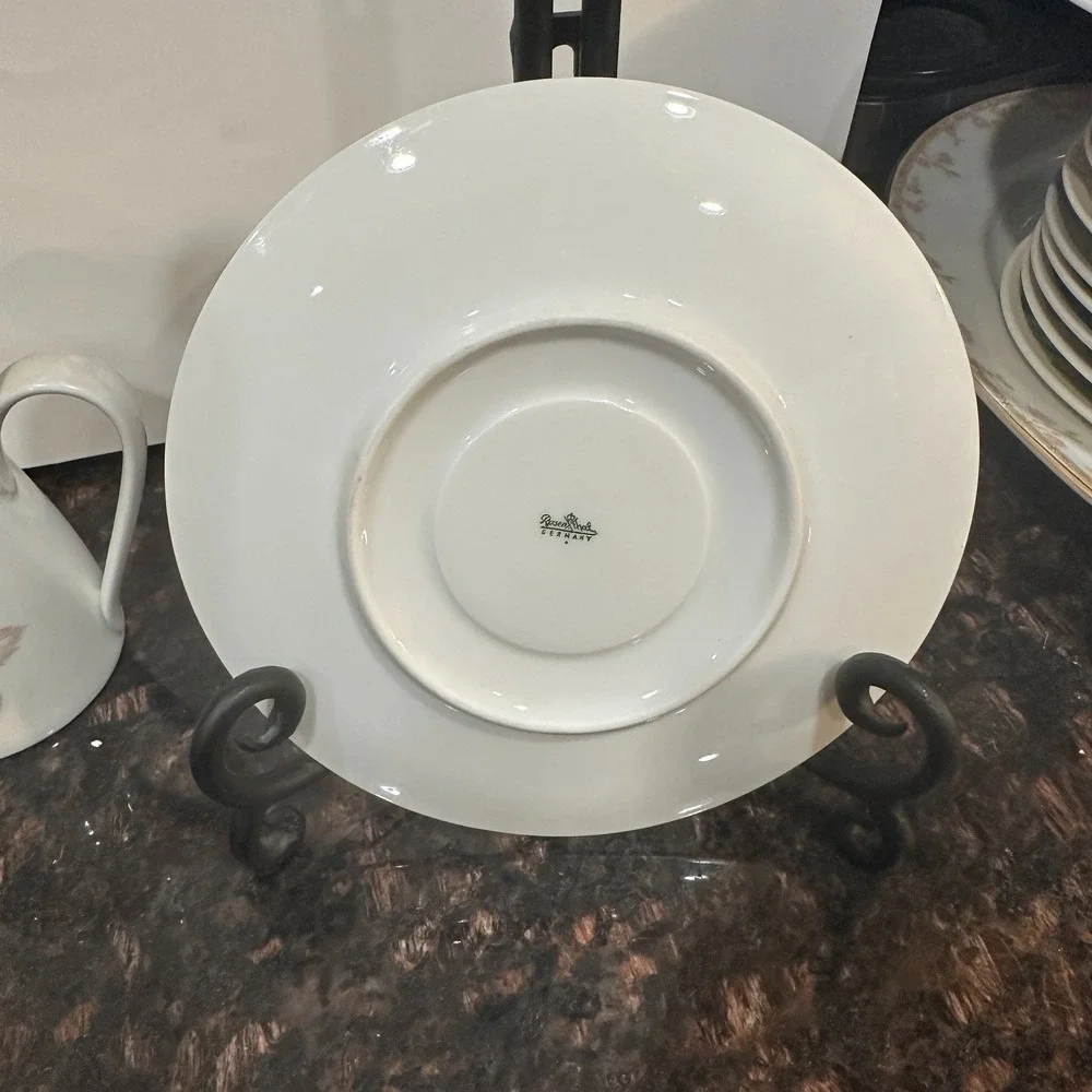 Rosenthal Classic Rose Creamer Sugar Bowl Saucer Plate Set Raymond Loewy Germany